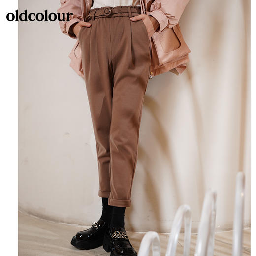 oldcolour2022冬季新款时尚气质修身显瘦休闲长裤GN41073952 商品图3