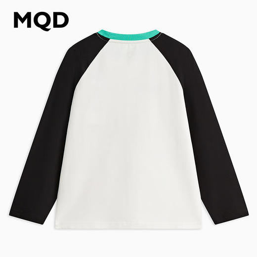 【MQD】童装女大童春新款可爱插肩袖百搭透气休闲圆领T恤 商品图1