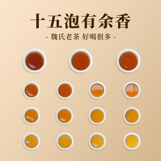 1992年老乌龙  醇滑清爽，陈香浓郁，养生首选茶饮 32年老茶 64克（8克*8泡） 商品图3