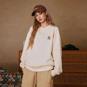 YKYB黄子韬官方店华夫格情侣圆领套头卫衣秋季新款长袖上衣潮