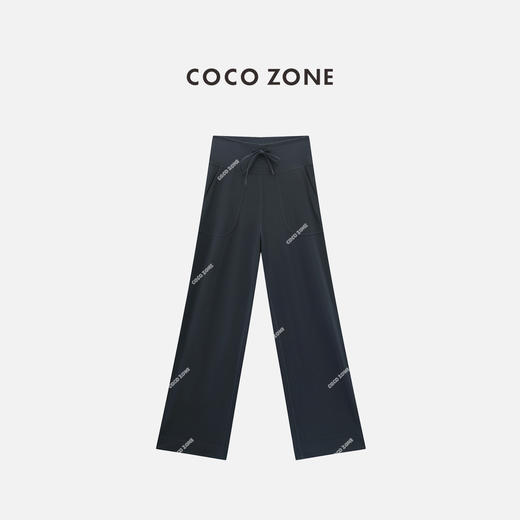COCO ZONE 秋季新款高腰系绳百搭直筒休闲裤CC2C1434 商品图6