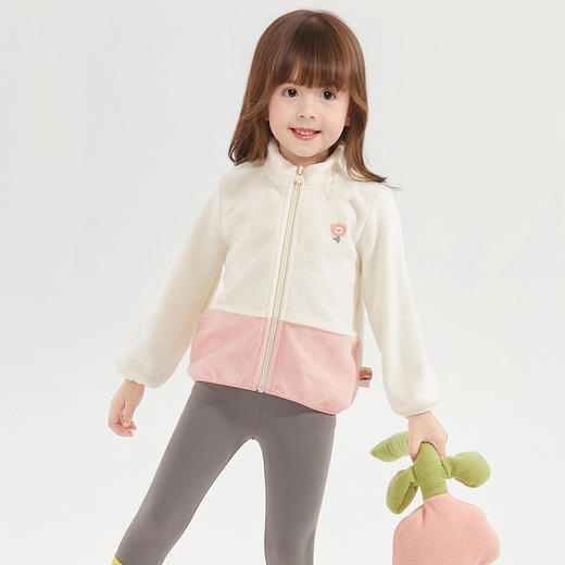 笛莎Deesha 童装女童外套2024冬季新款三合一拼色冲锋衣外套 商品图2