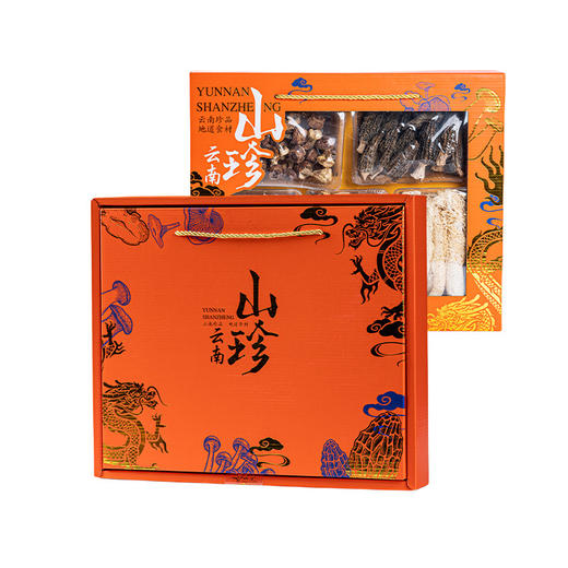 山珍菌菇干货批发礼盒伴手礼食用菌滋补菌菇汤料包新年送礼大礼包 商品图3
