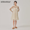 oldcolour春秋新款甜美气质波点网纱中长款连衣裙女GO11103625 商品缩略图0