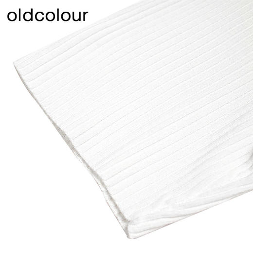 oldcolour夏季新款洋气百搭韩版V领短袖T恤女修身针织GP21052753 商品图3