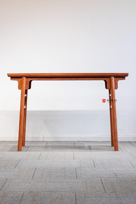 红桥红  家具严选  缅甸花梨（大果紫檀）【126一块玉刀牙 平头案】 商品图0