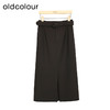 oldcolourA字半身裙春季新款高腰宽松高级通勤中长裙女P11063415 商品缩略图2