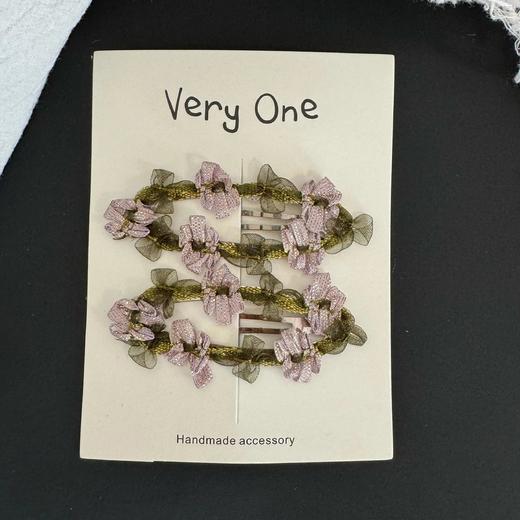 very one 进口木马缎带 水滴夹对夹 商品图2