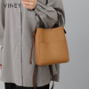 水桶包 | VINEY牛皮腋下斜跨单肩包大容量高级感包包女小众手提包6646 商品缩略图4