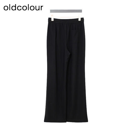 oldcolour秋季新款高腰显瘦喇叭裤修身垂坠感休闲裤女P310704A1 商品图1
