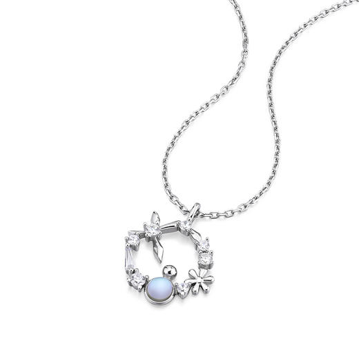 KADER卡蒂罗冰霜花环纯银项链女轻奢小众设计锁骨链圣诞礼物 商品图5