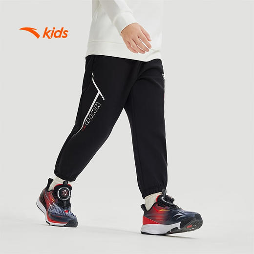 【超值】安踏儿童裤子男小童橡韧科技体适能针织运动长裤352439510 商品图0
