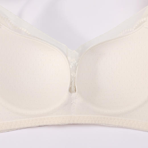 都市丽人内衣自然舒适常规文胸蕾丝薄文胸3/4杯三排扣无钢圈LBT2T8 商品图8