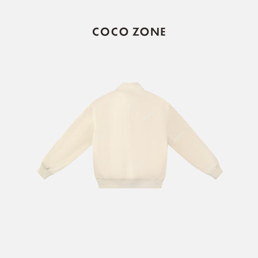 COCO ZONE 2024经典款小立领简约撞色格里休闲夹克外套24C10157 商品图1