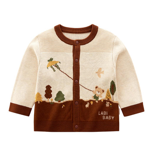 拉比-童衣类（冬）H4全开棉线衣（PH) 商品图0