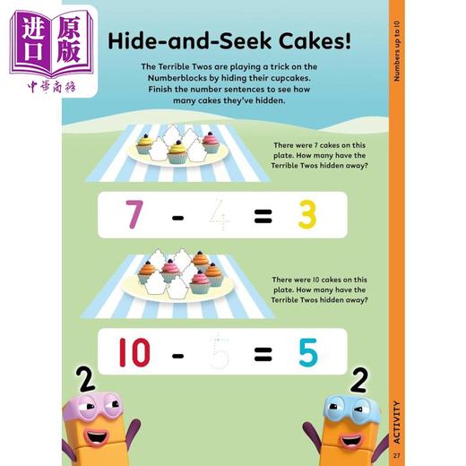 【中商原版】数字积木字母积木年鉴手册6（2025）Numberblocks Annual 2025 英文原版进口 儿童早教认知游戏书 启蒙图画书3岁+ 商品图1