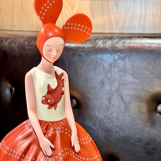 陈子墨 《观鱼之乐》金鱼纹·然女孩 商品图3