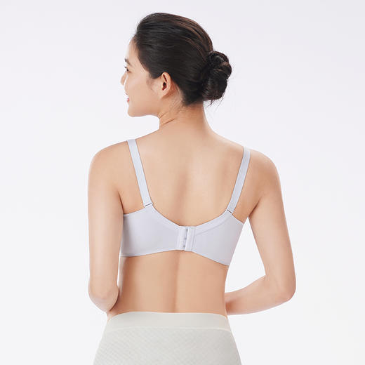 都市丽人内衣快乐妈咪孕哺文胸锁边蕾丝BC:薄文胸3/4杯三排扣无钢圈LBT2R1 商品图3