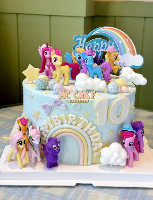 宝莉马/小马宝莉玩具装饰蛋糕 商品图3