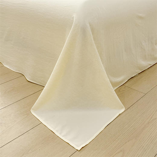 【开学季5折购】水洗超柔四件套亲肤棉可甜可盐小清新奶油风床单款床笠款套件 商品图14