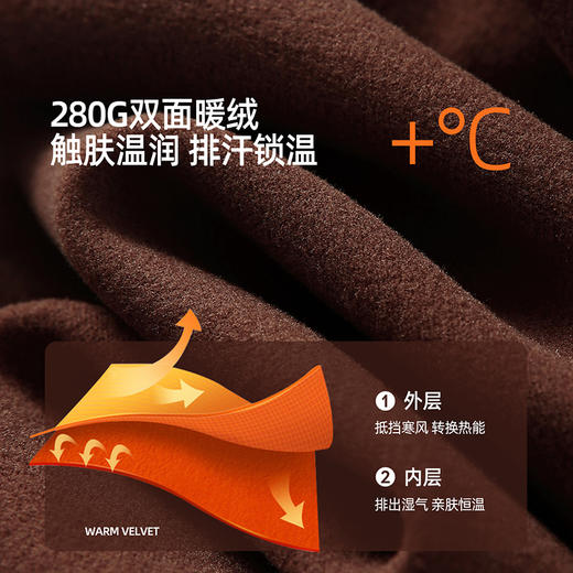 【双面暖绒 恒温指数1000+】儿童立领插肩袖T恤 PQTX2413 商品图1