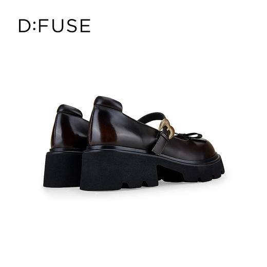 D:FUSE迪芙斯休闲鞋俏皮大头轻便增高厚底蝴蝶结玛丽珍单鞋DF43111369 商品图5