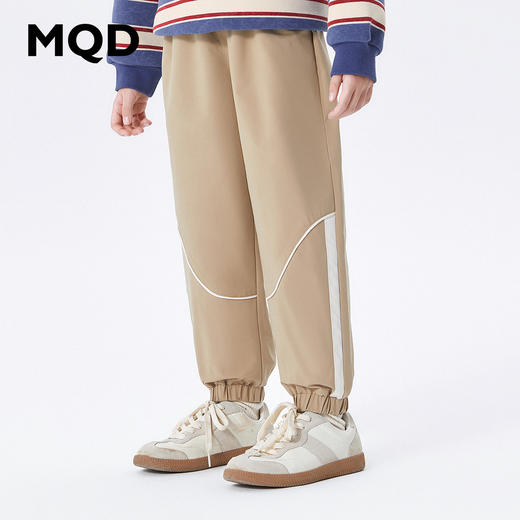 【MQD】童装儿童春新款学院风基础百搭条杠休闲长裤9641W1536 商品图2