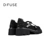 D:FUSE迪芙斯2024年秋季新款时尚圆头鞋甜酷交叉带玛丽珍单鞋增高厚底鞋DF43111368 商品缩略图2