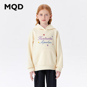 【MQD】童装男大童春新款学院风卡通休闲运动连帽卫衣