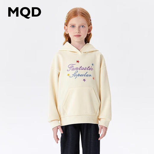 【MQD】童装男大童春新款学院风卡通休闲运动连帽卫衣 商品图0