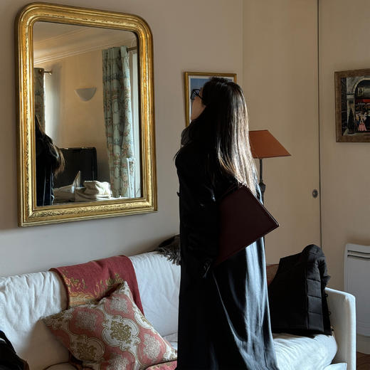 ROMI STUDIO“轻量风度”绵羊毛混纺轻量感西装领风衣外套 441D6003 商品图2