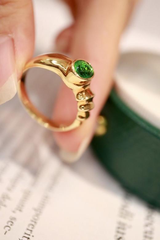 1.13ct 沙弗莱戒指 商品图5