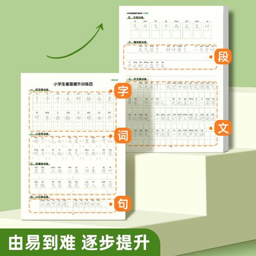 小学生卷面提分练字帖提高卷面得分小学生横线方格作文格硬笔楷书 商品图5