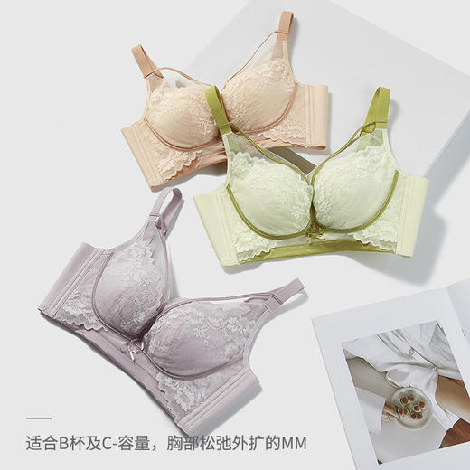 【满2件/99元】【B杯单件】【秀黛】花雨落无钢圈薄杯文胸L5110021B【门店同款】【如遇缺货自动退款，介意勿拍】 商品图1