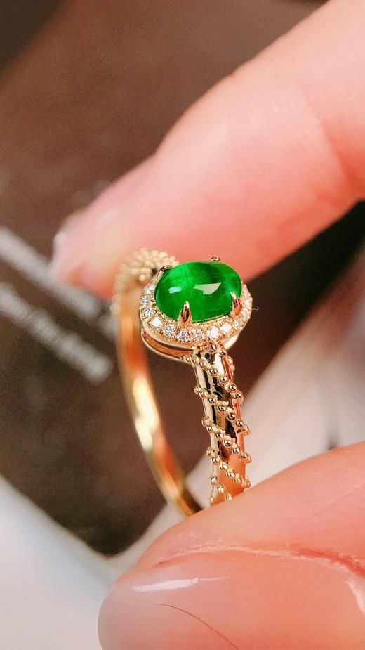 0.45ct 祖母绿戒指 商品图2