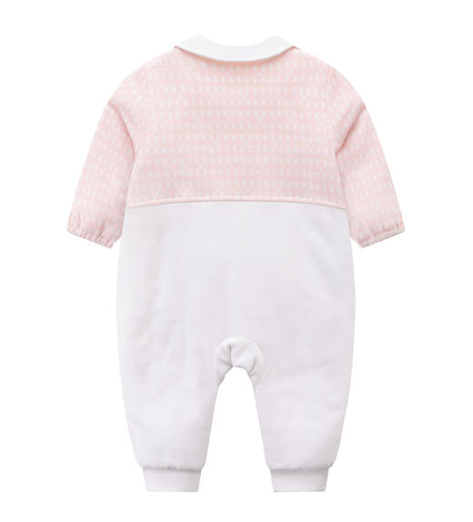 拉比-童衣类（秋）H4森语花边假两件连体衣粉(PH) 商品图5