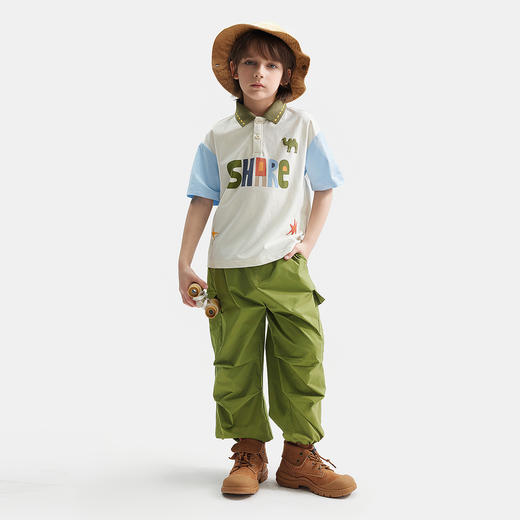 【MQD】童装工装轻薄休闲裤 商品图3