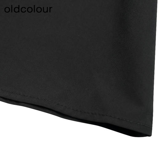 oldcolour秋季新款高腰绑带褶皱抽绳设计感半身裙女GP31063008 商品图4