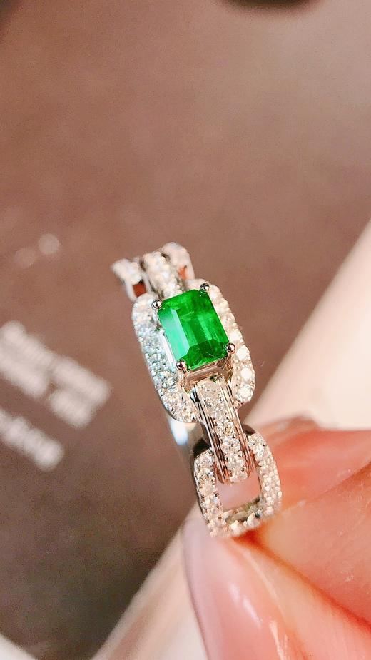 0.37ct 祖母绿戒指 商品图0