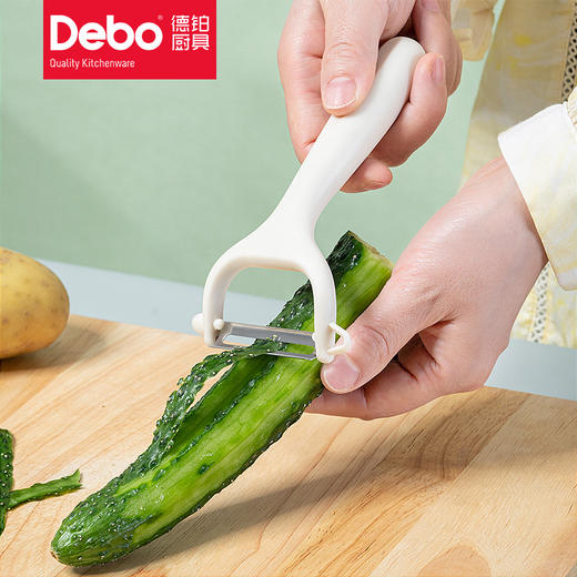 Debo德铂康威厨具用品 厨房六件套【水果刀+打蛋器+开瓶器+厨房剪刀+削皮刀+收纳槽】  商品图3