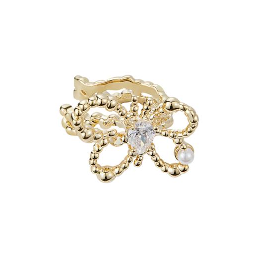 Oflye潮流饰品  金球蝴蝶结耳骨夹新款精致小众时尚无耳洞耳夹女 商品图4