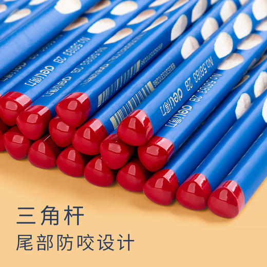 开学季【洞洞铅笔幼儿园铅笔】初学者hb三角铅笔 儿童矫正握姿小学生专用笔 商品图2