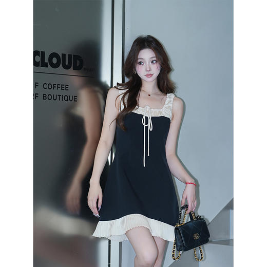 清仓捡漏 LINCHAOZHANG【乖乖女】纸片人拼接连衣裙 LL240337 商品图2