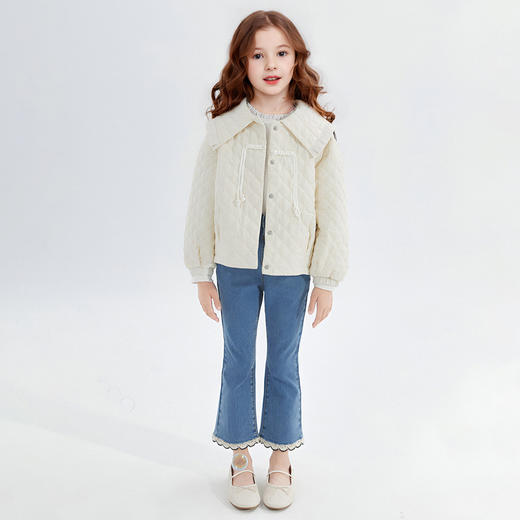 笛莎Deesha 2024冬季新款外套国风翻领绗棉外套 商品图2