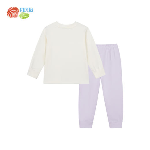 贝贝怡春秋女童套装小童家居内衣套头家居服ZB3DT033 商品图3