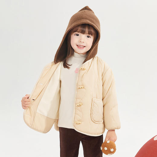 笛莎Deesha 童装女童2024冬季新款棉服外套 商品图1