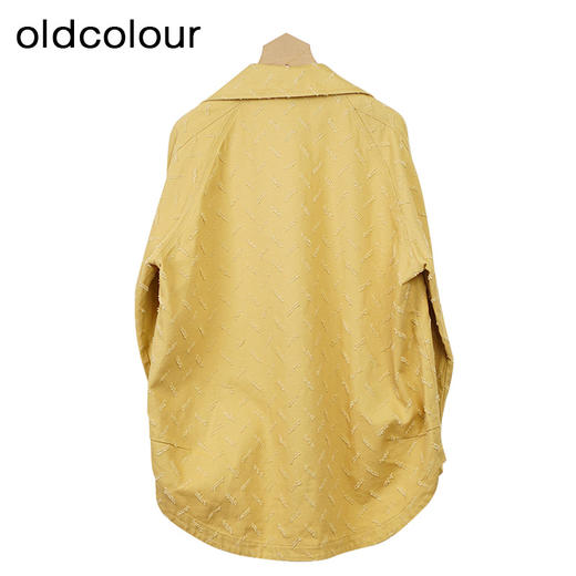 oldcolour休闲宽松牛仔外套秋季新款高级感气质风衣女GO31040896 商品图3