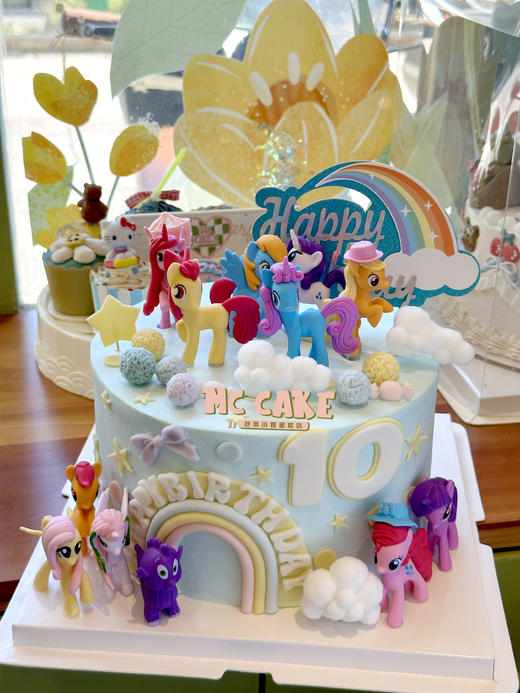 宝莉马/小马宝莉玩具装饰蛋糕 商品图0