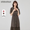 oldcolour2023夏季新款法式复古浪漫娃娃领波点连衣裙GO21101772 商品缩略图0