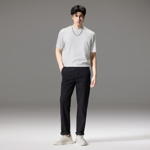 PINLI品立2024秋季新款男装老钱风男裤直筒牛仔长裤潮GD242416334 商品图1